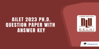 AILET 2023 Ph.D. Question Paper with Answer Key PDFs